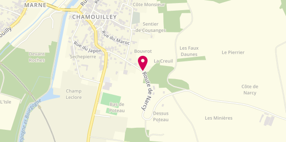 Plan de CHAMBRE Dominique, 23 Route Narcy, 52410 Chamouilley