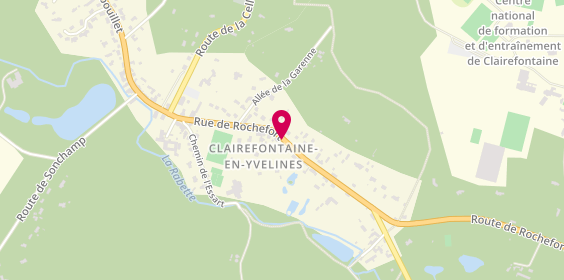 Plan de Ajipec, 13 Bis Rue Rochefort, 78120 Clairefontaine-en-Yvelines