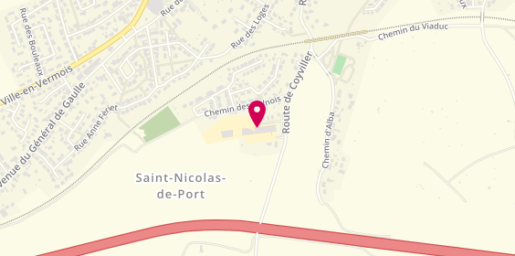 Plan de AJélec Services, 8 Route de Coyviller, 54210 Saint-Nicolas-de-Port