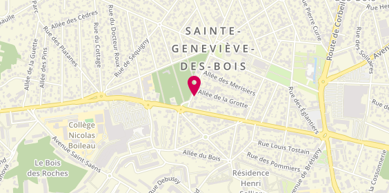 Plan de Jpg Electronique, 103 avenue de la Grande Charmille du parc, 91700 Sainte-Geneviève-des-Bois