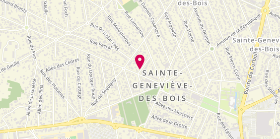 Plan de NATHYLELEC, 47 Rue Pierre Herz, 91700 Sainte-Geneviève-des-Bois