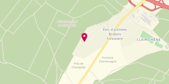 Plan de ACTEMIUM Nancy, 341 Rue du Clocher de Vézelise
parc d'Activités Brabois Forestière Zone Aménagement, 54230 Chavigny