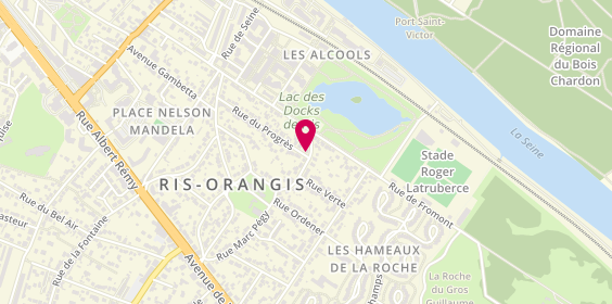 Plan de Ris Elec, 2 Rue du Progrès, 91130 Ris-Orangis