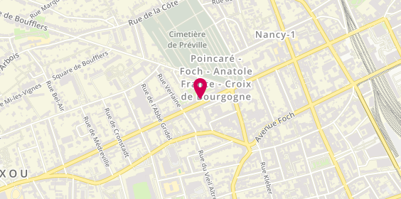 Plan de RONDONI Maxime, 16 Avenue Anatole France, 54000 Nancy
