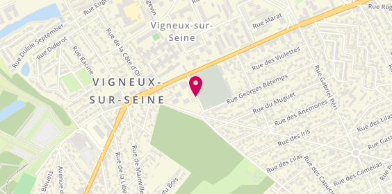 Plan de MOUCHACHE Bachir, 10 Rue du 14 Juillet, 91270 Vigneux-sur-Seine