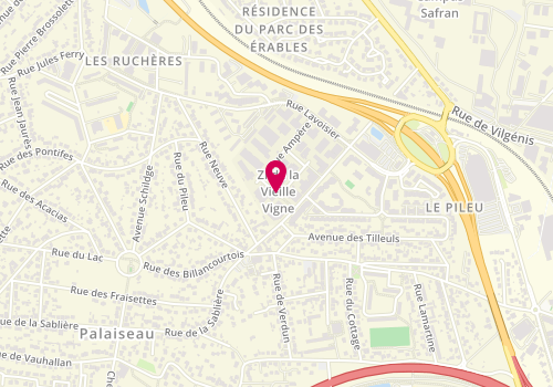 Plan de Mouret Secteur Electricite, 16 Rue Ampère, 91430 Igny