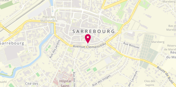 Plan de D'Et R Elec, 48 Rue Remparts, 57400 Sarrebourg