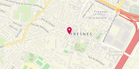 Plan de D A B, 4 Rue Maurice Tenine, 94260 Fresnes