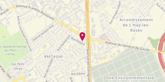Plan de REAUBOURG Christophe, 29 Rue Pasteur, 94550 Chevilly-Larue