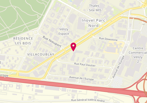 Plan de Ecomelec, 6 avenue Morane Saulnier, 78140 Vélizy-Villacoublay