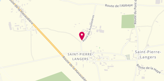Plan de Df Elec, 11 Route des Provostières, 50530 Saint-Pierre-Langers