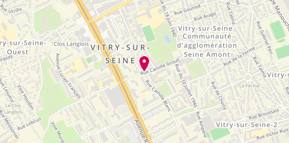 Plan de Ang Batiment, 110 Rue Camille Groult, 94400 Vitry-sur-Seine