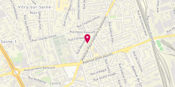 Plan de Imtiaz, 86 Avenue Paul Vaillant-Couturier, 94400 Vitry-sur-Seine