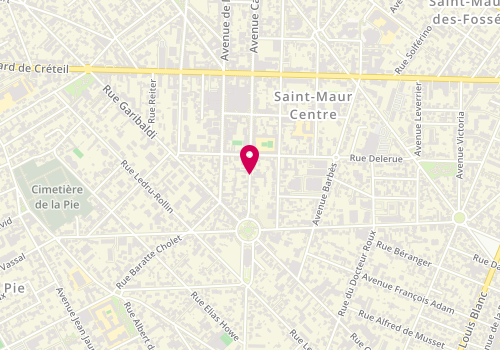 Plan de Piazza d'Olmo Ingenierie, 99 Avenue Carnot, 94100 Saint-Maur-des-Fossés