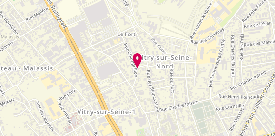 Plan de Nerio Elec, 11 Rue Larrey, 94400 Vitry-sur-Seine