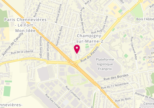 Plan de MORVANY Henry, 10 Avenue d'Autun, 94430 Chennevières-sur-Marne