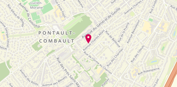 Plan de Paumelec, 98 avenue Charles Allain, 77340 Pontault-Combault