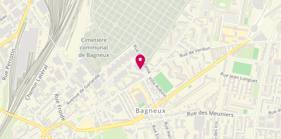 Plan de Brunet Chatillon, 1 Rue de l'Égalité, 92220 Bagneux