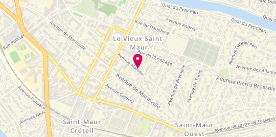 Plan de Elec-Dou-Tortillard, 75 Avenue Mahieu, 94100 Saint-Maur-des-Fossés