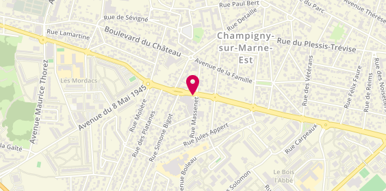Plan de E.G.P, 28 Bis avenue Salvador Allende, 94500 Champigny-sur-Marne