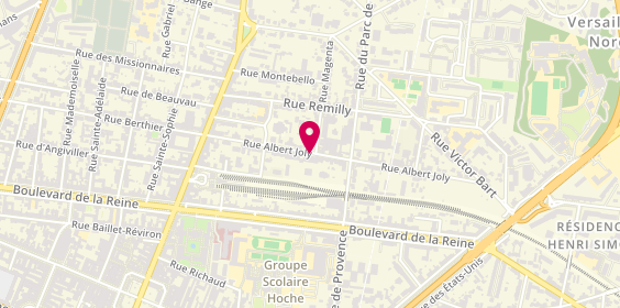 Plan de REMIR Pierre-Mickael, 24 Rue Albert Joly, 78000 Versailles