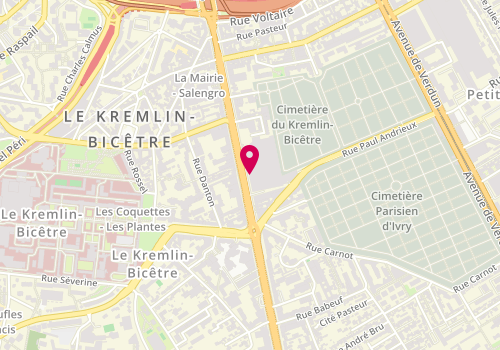 Plan de Cegelec Missenard, 67 avenue de Fontainebleau, 94270 Le Kremlin-Bicêtre