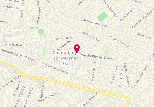 Plan de Testelec, 21 Rue Plessis Trévise, 94500 Champigny-sur-Marne