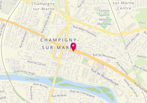 Plan de M. Makangu Pembele Zi Muntu, 36 Rue Louis Talamoni, 94500 Champigny-sur-Marne