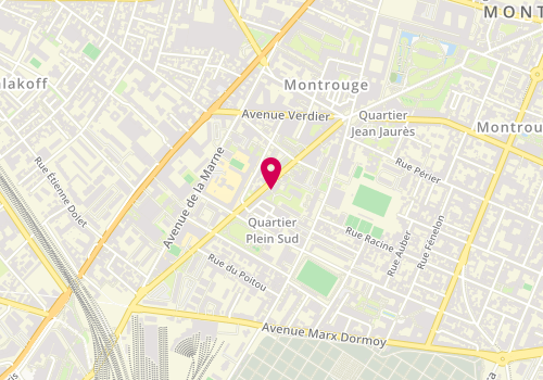 Plan de MB Tension, 111 avenue Jean Jaurès, 92120 Montrouge