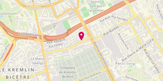 Plan de E.I.D.F, 14 Rue Chateaudun, 94200 Ivry-sur-Seine