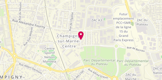 Plan de Hami Elec, 17 Rue du Clos de Bourges, 94500 Champigny-sur-Marne