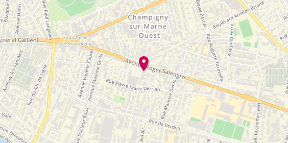 Plan de Aujla Elec, 56 Avenue Roger Salengro, 94500 Champigny-sur-Marne