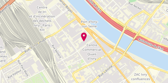 Plan de Priene, 14 Rue Jules Vanzuppe, 94200 Ivry-sur-Seine