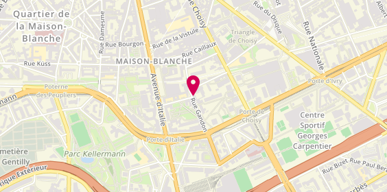 Plan de CAPELLE Denis ETS, 1 1 3 25 Rue Gandon, 75013 Paris