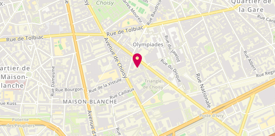 Plan de TIBELGHAI Arezki, 6 Place Albert Londres, 75013 Paris