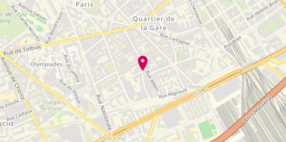 Plan de M. Armani, 40 Rue des Terres au Curé, 75013 Paris