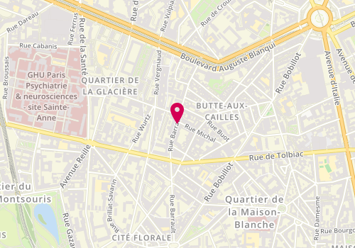 Plan de Vandel, 41 Rue Barrault, 75013 Paris