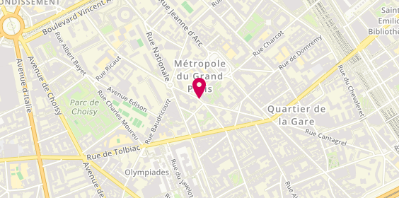 Plan de Electrochal, Bl 1
118 Rue du Chateau des Rentiers, 75013 Paris