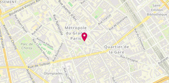 Plan de Tec-Installations, 11 place Souham, 75013 Paris