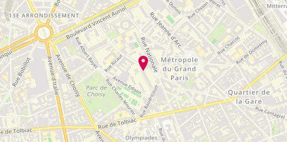 Plan de Meimoun Cavendish, 143 Rue du Château des Rentiers, 75013 Paris