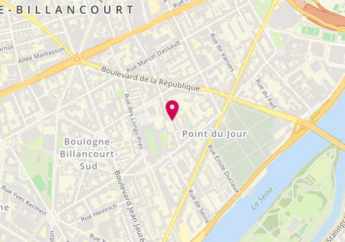 Plan de Roger Lartigue ETS, Bât Co 63 Rue Danjou, 92100 Boulogne-Billancourt