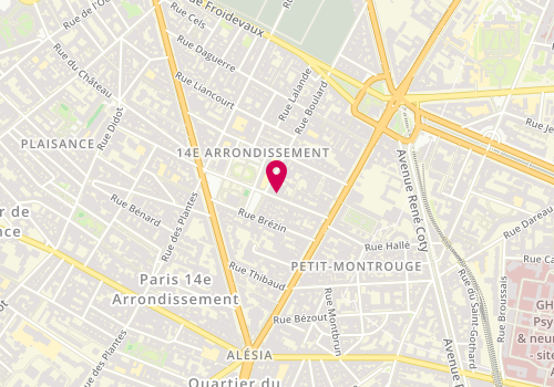 Plan de Electricite Duvernet, 20 Rue Mouton-Duvernet, 75014 Paris