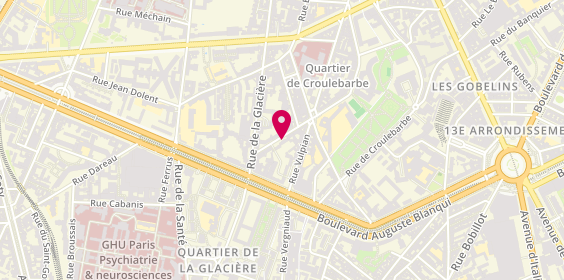 Plan de Gltelec, 15 Rue du Champ de l'Alouette, 75013 Paris