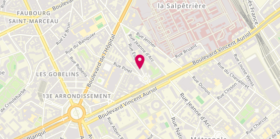 Plan de Service Dépannage Electrique, 7 Rue Esquirol, 75013 Paris