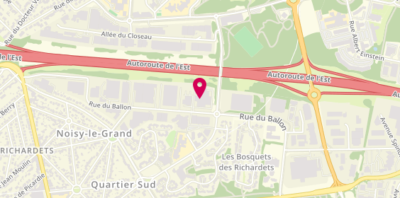 Plan de Wideber, 14 Rue du Ballon, 93160 Noisy-le-Grand