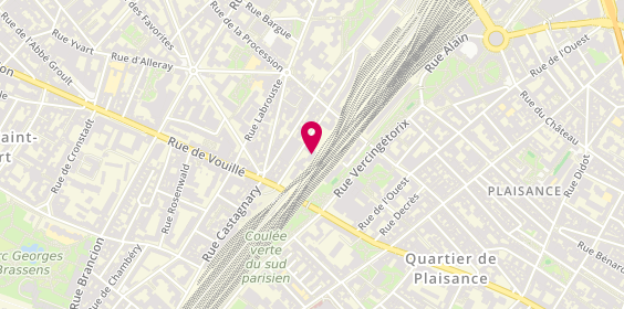 Plan de Electricien A Votre Service EAVS, 29 Rue Alphonse Bertillon, 75015 Paris