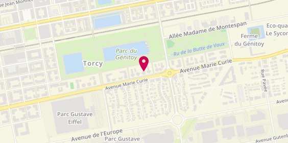 Plan de Serenitas, 65 avenue Marie Curie, 77600 Bussy-Saint-Georges