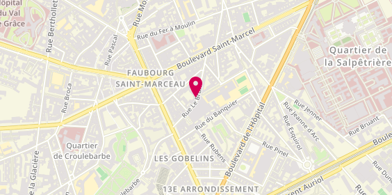 Plan de Artisan Bernard et Sylvestre, 24 Rue le Brun, 75013 Paris