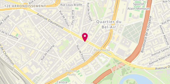 Plan de Dumont, 266 Avenue Daumesnil, 75012 Paris
