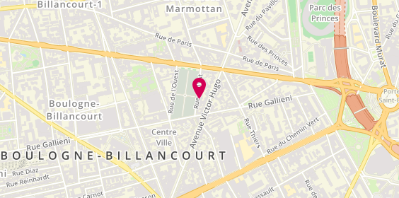 Plan de IntelliHome Domotique Paris, 8 Rue de l'Est, 92100 Boulogne-Billancourt